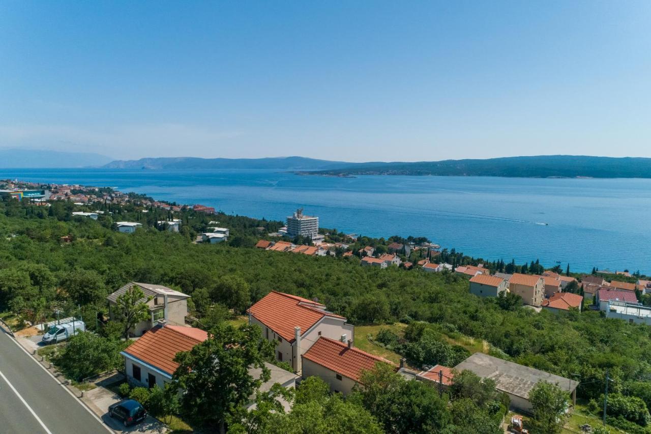 Villa Antani With Heated Pool, Sauna & Jacuzzi Crikvenica Eksteriør billede